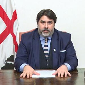 Christian Solinas, presidente della Regione Christian Solinas, presidente della Regione