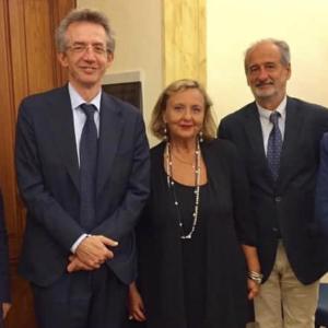 il ministro con la delegazione sarda il ministro con la delegazione sarda