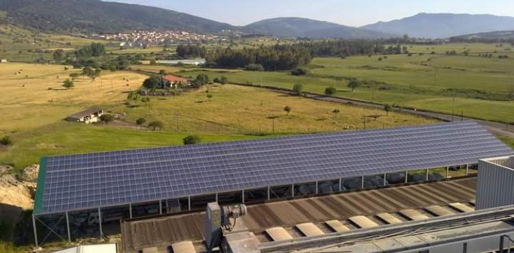 l'impianto fotovoltaico della Sarda Sementi di Tula l'impianto fotovoltaico della Sarda Sementi di Tula