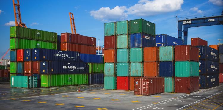 Container al porto