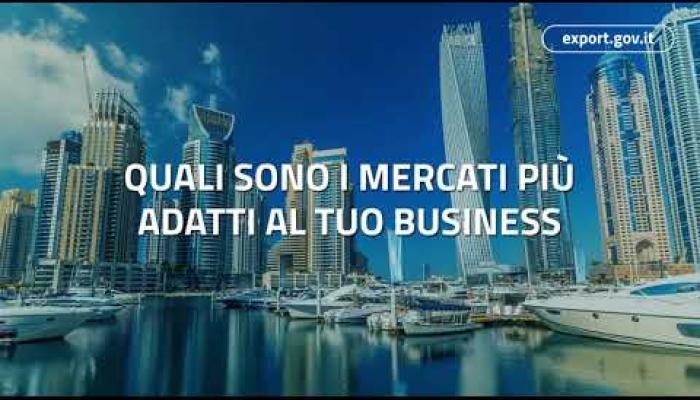 Embedded thumbnail for Quali sono i mercati più adatti al tuo business?